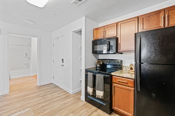 Kitchen with stove